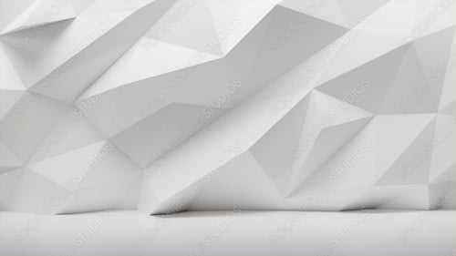 White Abstract 3D Background.