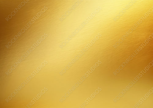Gold Background, Gold Polished Metal, Steel Texture