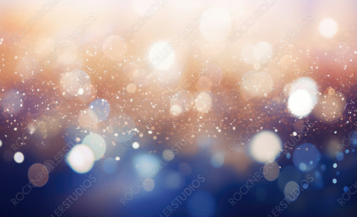 Beautiful Abstract Shiny Light and Glitter Background