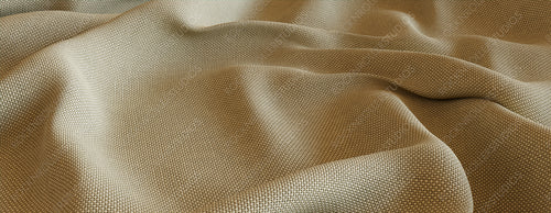 Soft Woven Fabric with Ripples and Folds. Grey Fall Wallpaper.