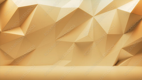 Yellow Abstract 3D Background.