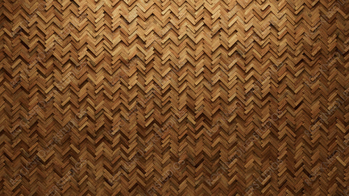 Wood, 3D Wall background with tiles. Timber, tile Wallpaper with Herringbone, Natural blocks. 3D Render