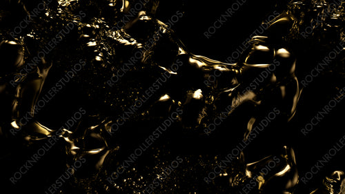 Luxurious, Gold Opulent texture. A Golden surface for Organic, Metallic Backgrounds.