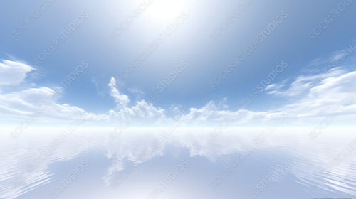 White Horizon Background.