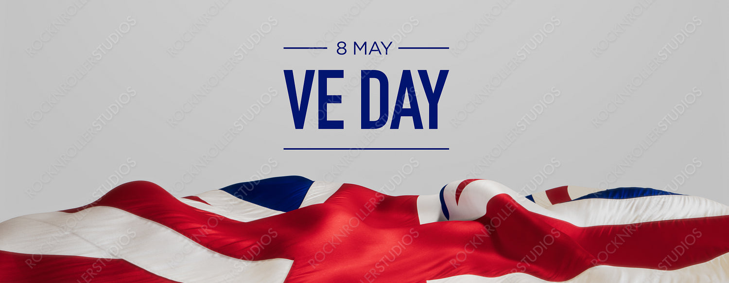 Patriotic VE Day Tribute: American Flag Colors & WWII Victory Anniversary