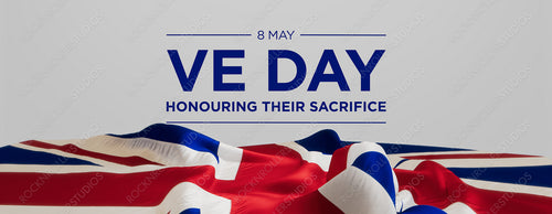 VE Day Tribute: Union Jack Waves on Victory in Europe Day - Honouring Their Sacrifice