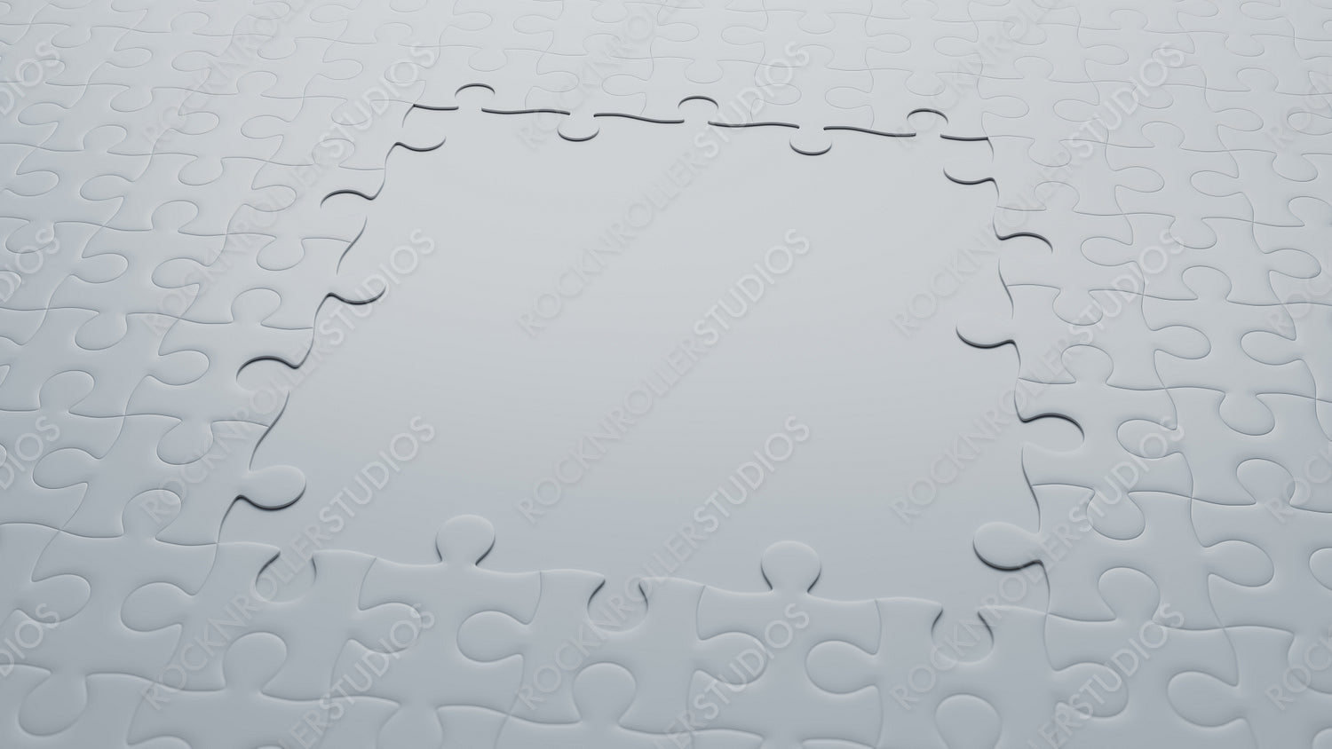 White Puzzle Mystery: The Missing Piece Reveals a Reflective Secret