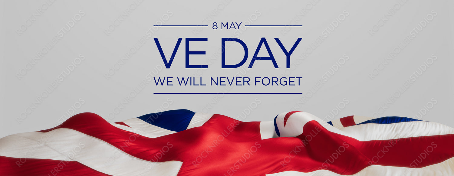 Dynamic Union Jack on VE Day: A Tribute to Victory and Remembrance