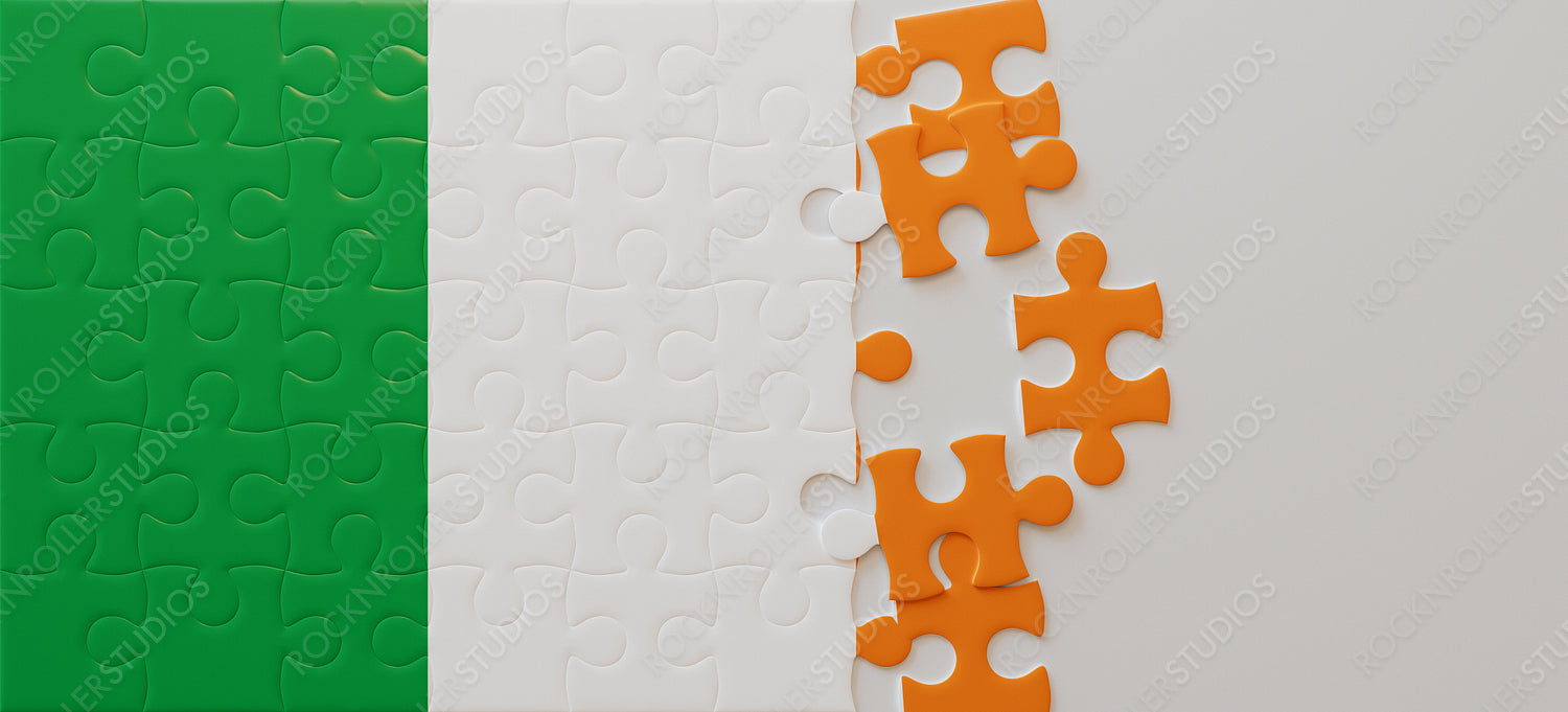 Ireland Flag Puzzle: Creativity and Challenge in Assembly