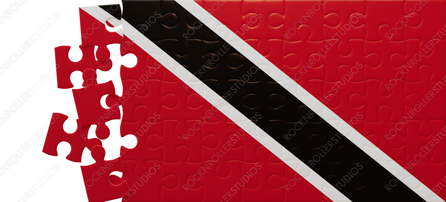 Building a Nation: Trinidad and Tobago Flag as an Incomplete Puzzle