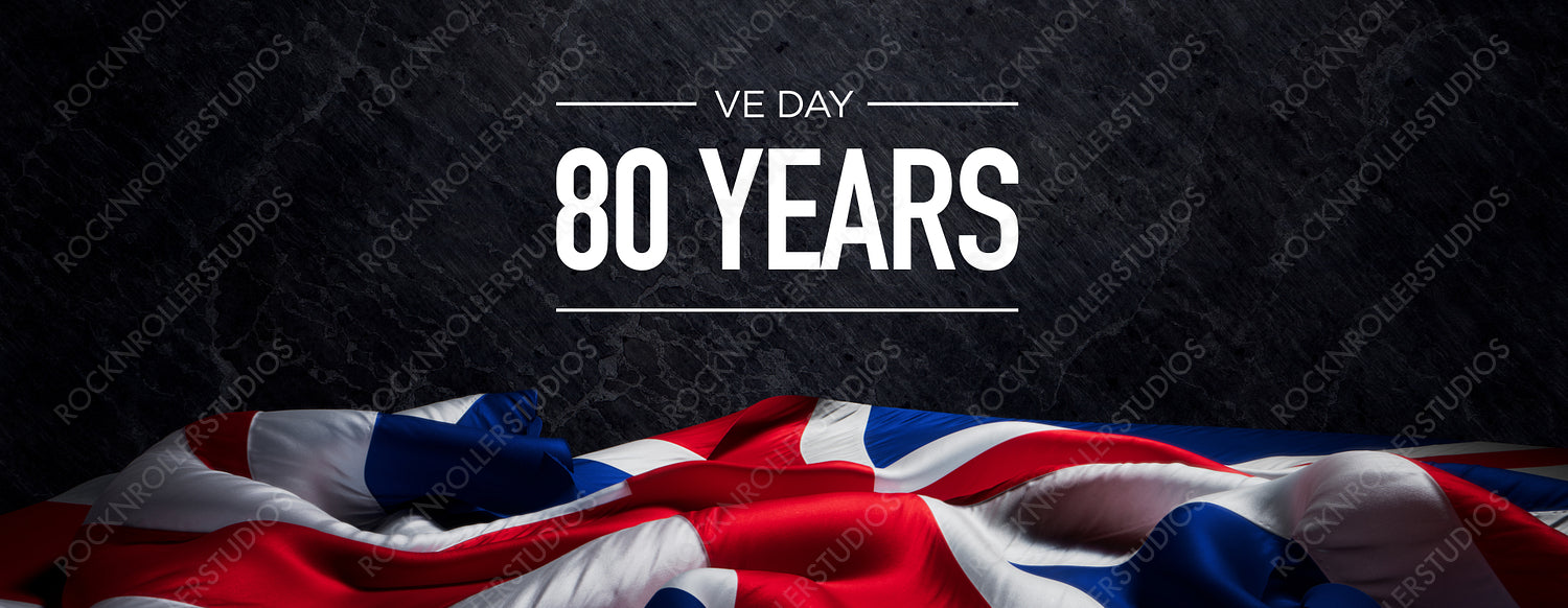 Dramatic VE Day 80th Anniversary Tribute with Vibrant Union Jack