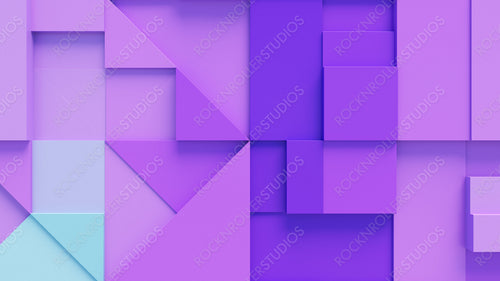 Turquoise and Purple 3D Background Texture .
