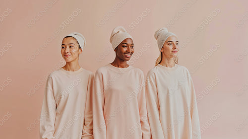 Diversity and Unity with Three Women in Matching Attire