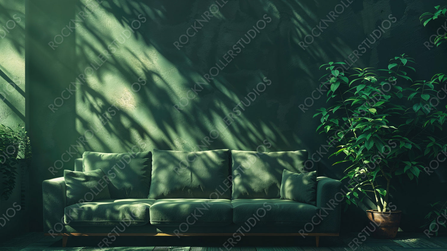 Emerald Green Shrubbery with Innovative Design and Natural Development