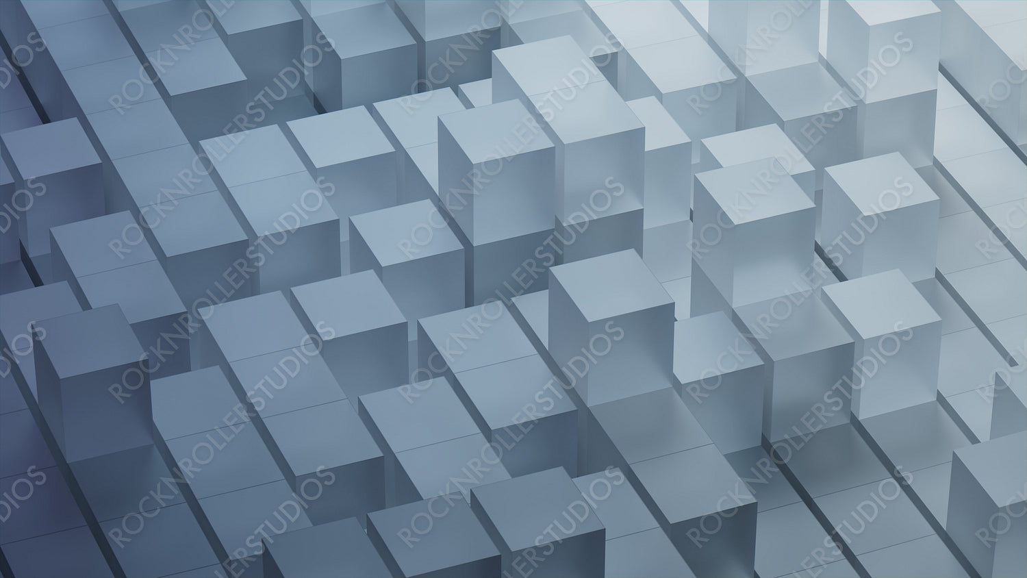 Grey, Innovative Tech Background. 3D Render.