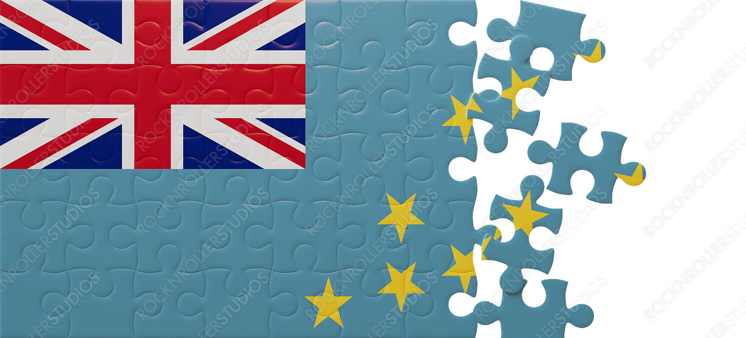 Unity Visualized: Tuvalu Flag Puzzle