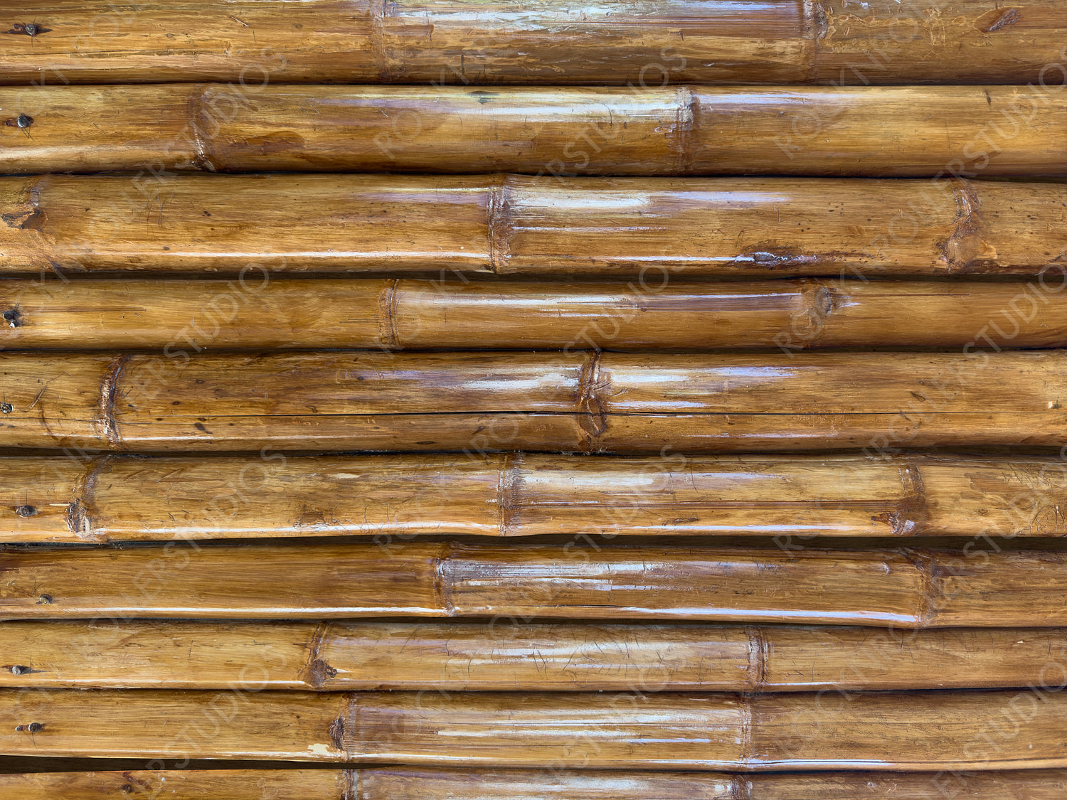 Detailed Brown Bamboo Texture Vertical Pattern
