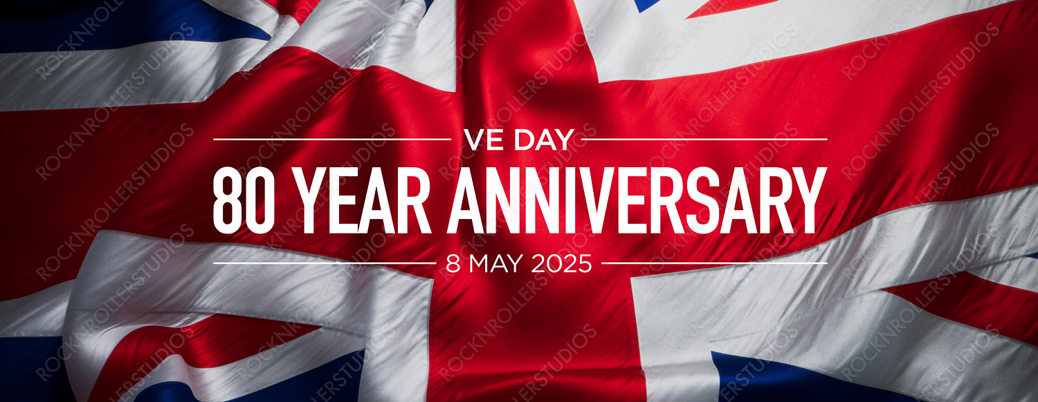 UK Flag Celebrates VE Day: 80th Anniversary Tribute on 8 May 2025