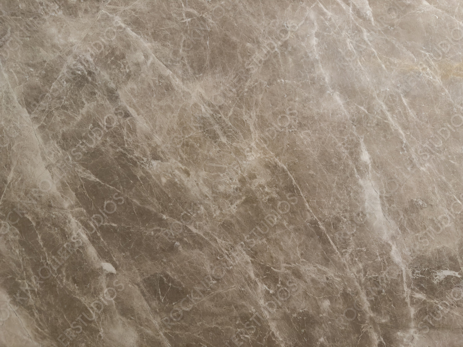 Elegant Brown Marble Texture with Polished Veined Surface