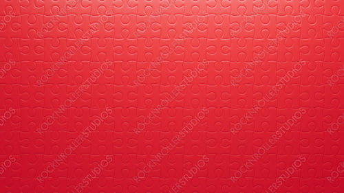 Seamless Red Puzzle Texture with Gradient Lighting - Perfect for Backgrounds