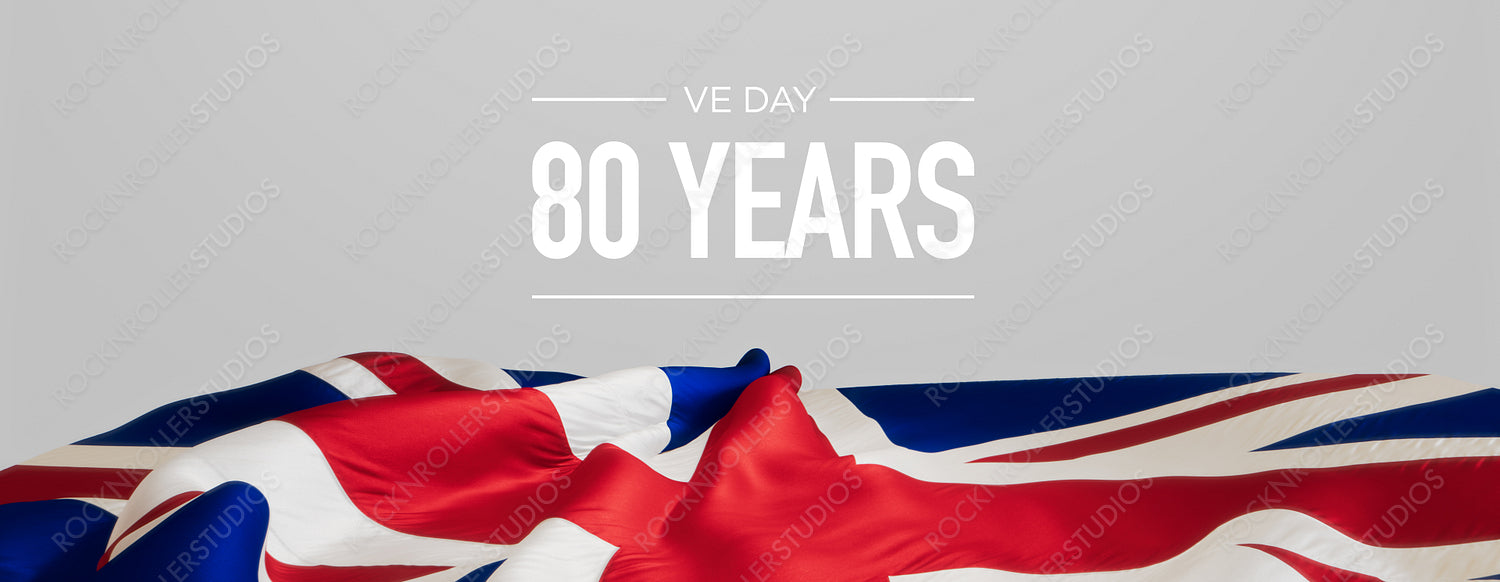 Dramatic Union Jack Waves for VE Day's 80th Anniversary