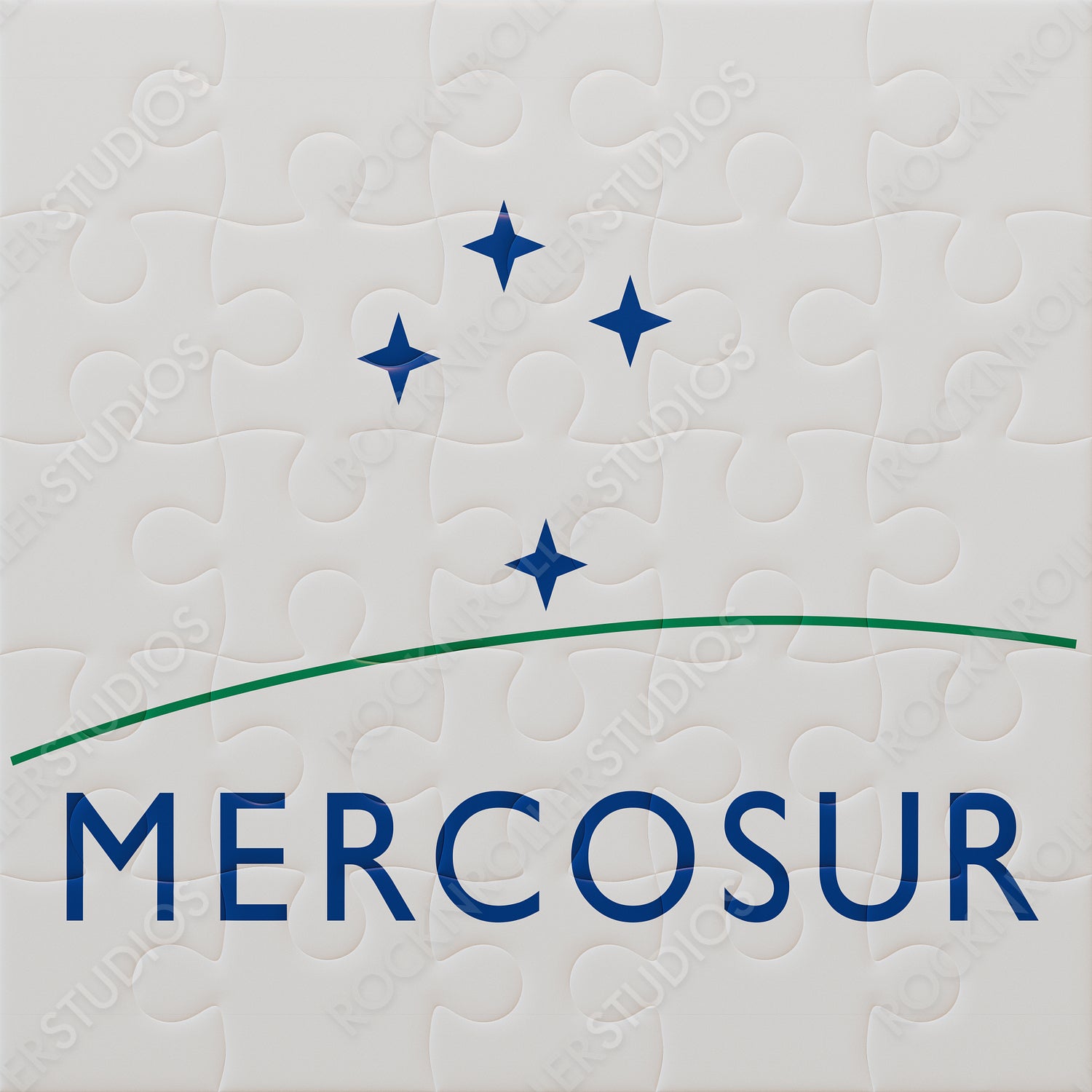 Mercosur Unveiled: Jigsaw Puzzle Design Highlighting South American Trade Bloc Integration