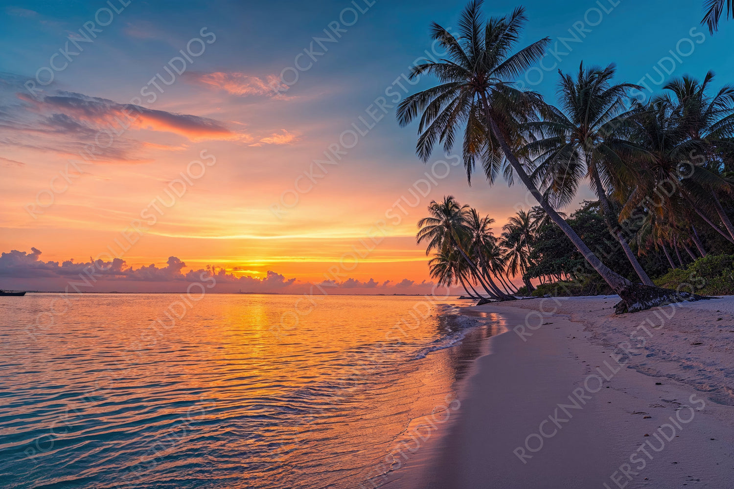 Romantic Sunrise Beach in the Commonwealth. Tropical Honeymoon Scenery. Wanderlust wallpaper.