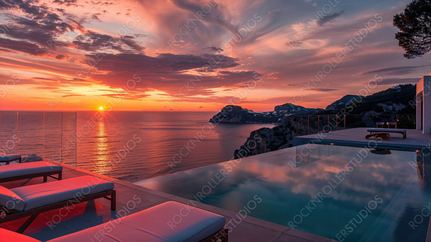 Oceanfront Sunset Serenity with Infinity Pool