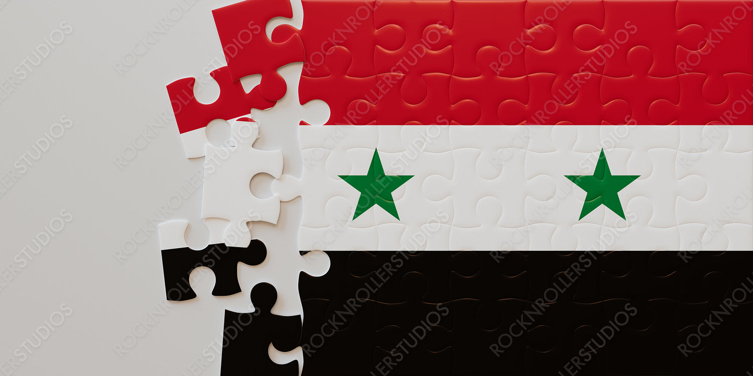 Syrian Flag Puzzle: A Symbol of Unfinished Unity and Crisis