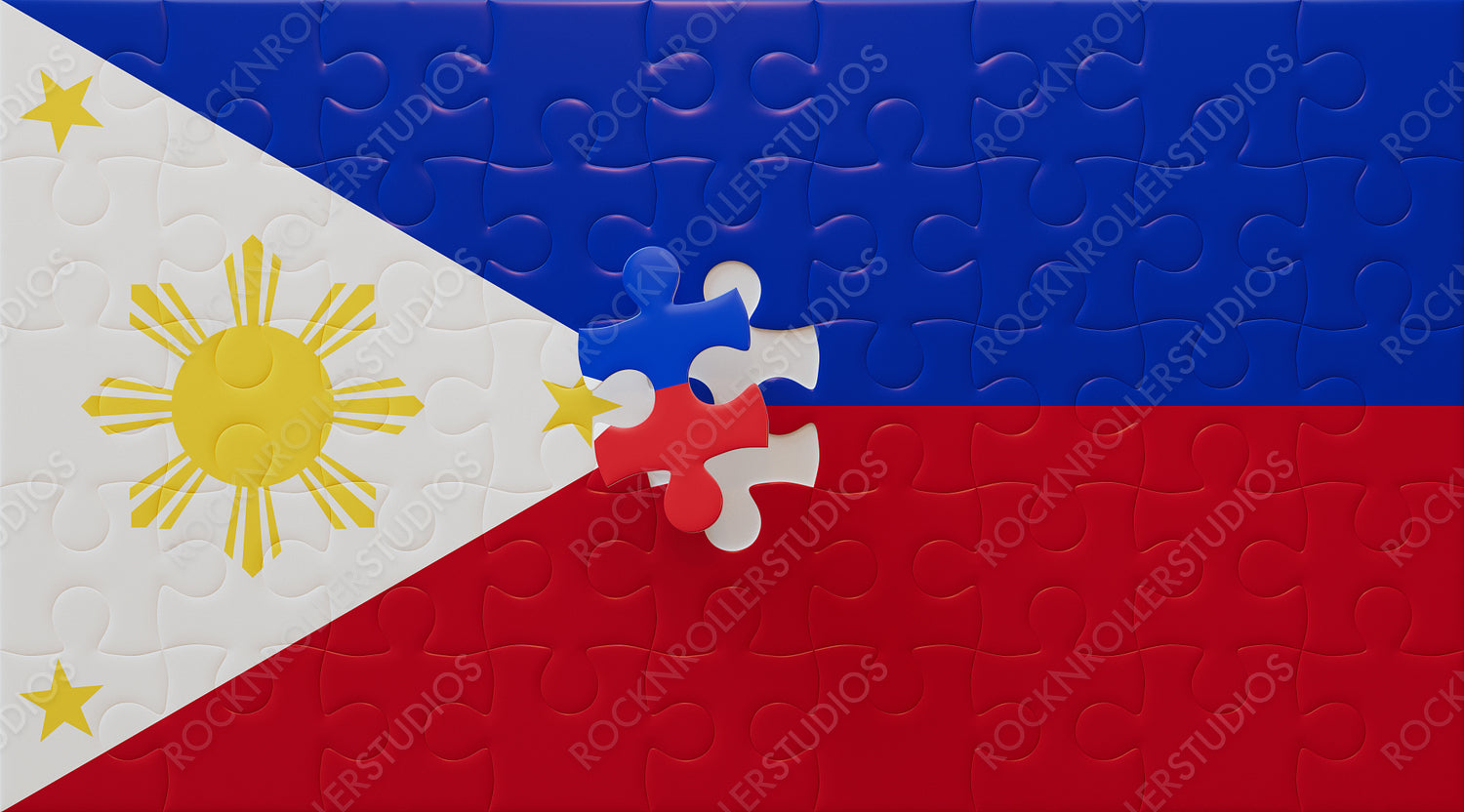 Philippine Pride Assembled: Completing the National Flag Jigsaw Puzzle