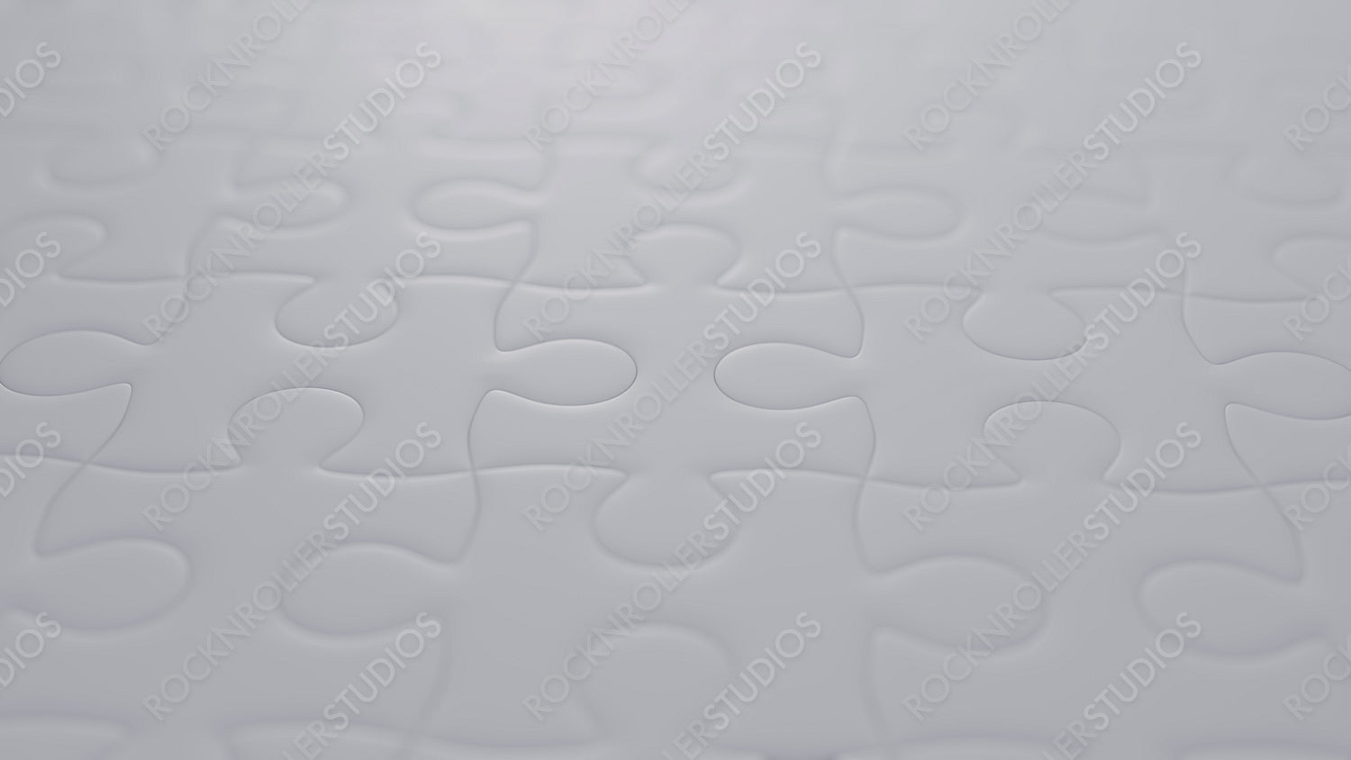 Perfect Fit: Close-Up of a White Jigsaw Puzzle Highlighting Unity and Detail