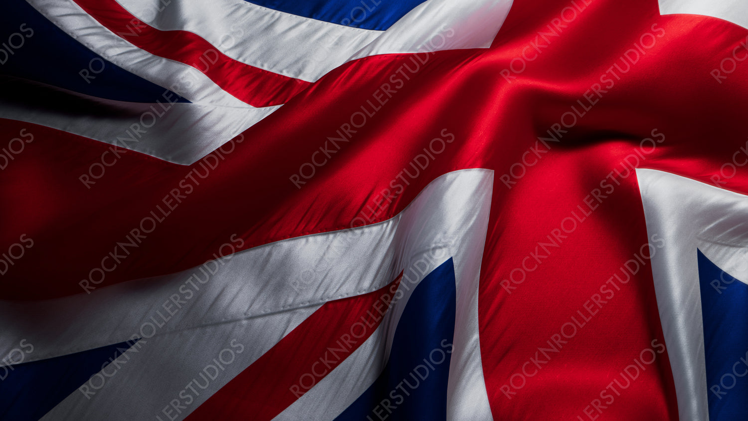 Vibrant Union Jack Close-Up: Textured Glory of the UK Flag. Premium Background with copy-space