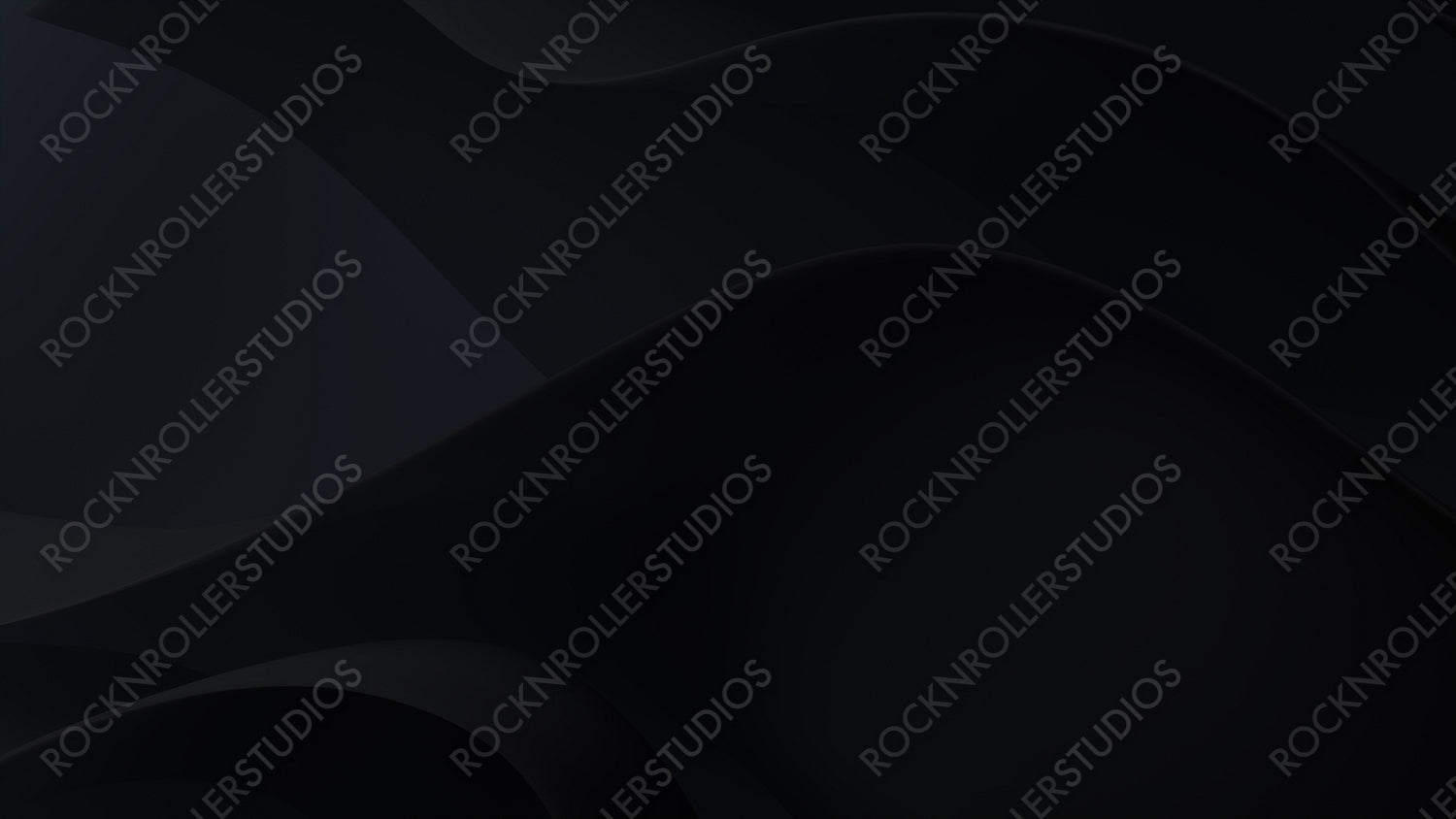 Black Wavy Layers. Elegant Abstract 3D Background. 3D Render.