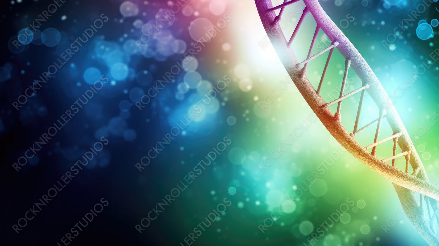 Dna Strands Background.