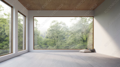 Stylish Interior Design Background. Modern Room. Generative AI.