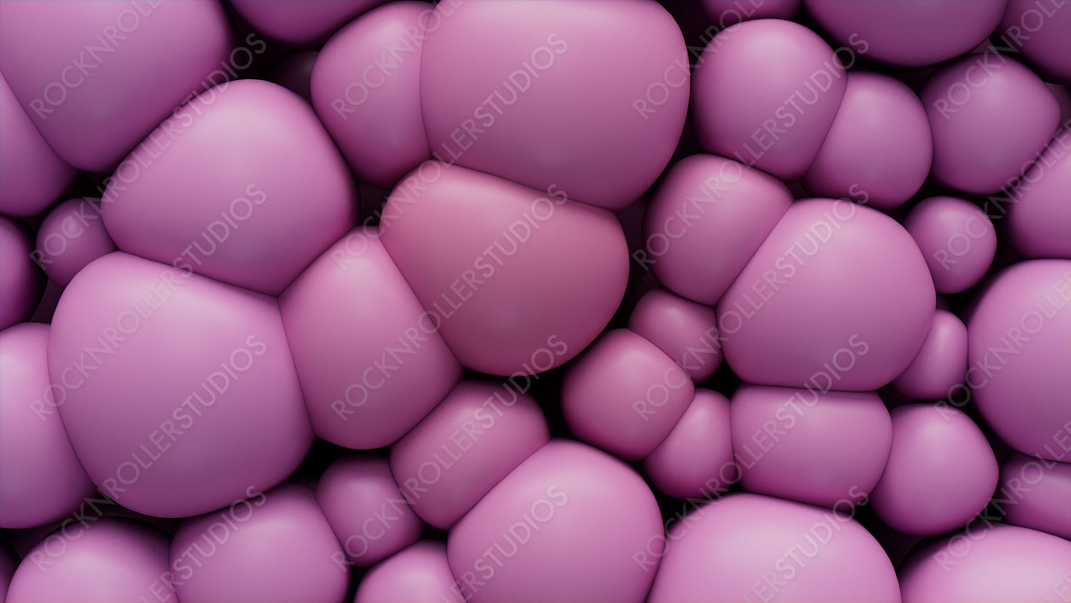 Abstract background made of Pink 3D Soft Shapes. Colorful 3D Render.  