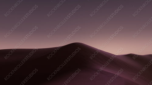 Desert Landscape with Sand Dunes and Natural Gradient Sky. Scenic Modern Background.