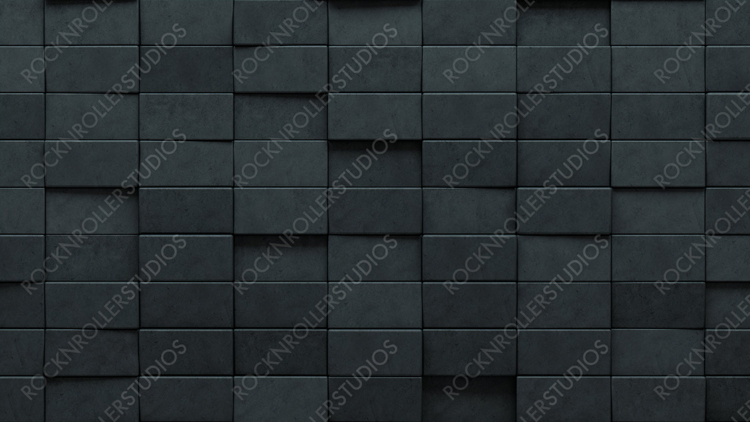 Rectangle, 3D Mosaic Tiles arranged in the shape of a wall. Concrete, Semigloss, Bricks stacked to create a Polished block background. 3D Render