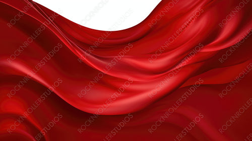 Flying Red Silk Fabric.