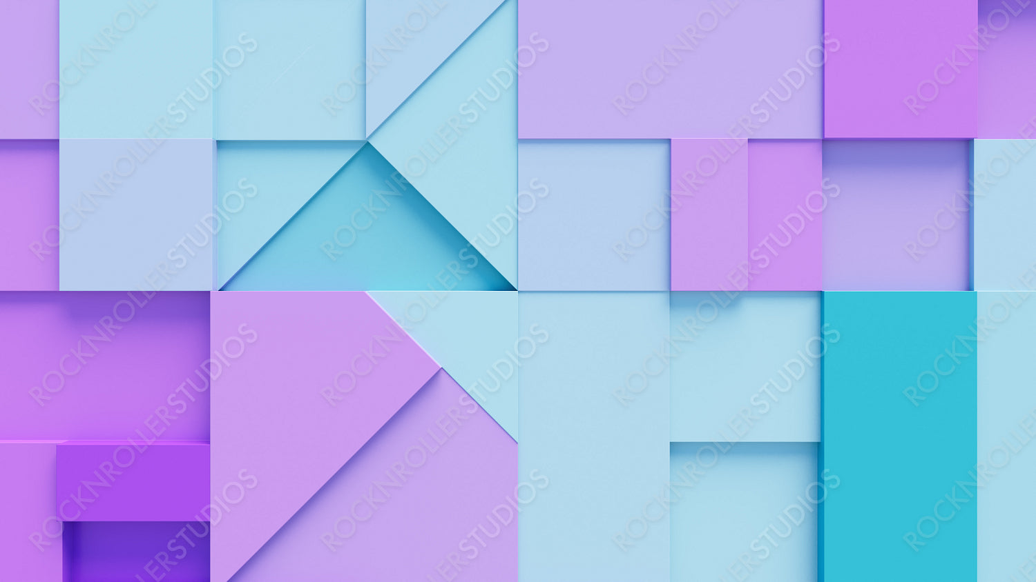 Turquoise and Purple 3D Background Texture .