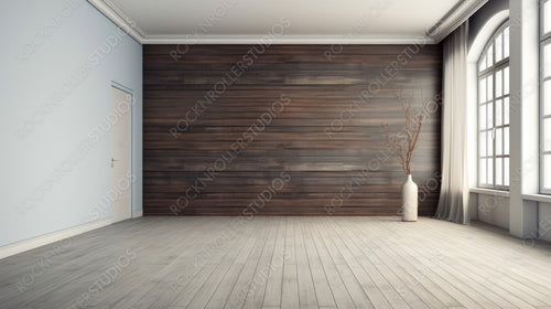Contemporary Room. Modern Interior Design Background. Generative AI.