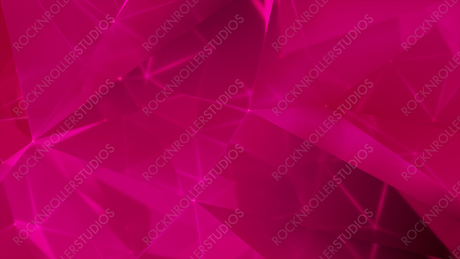 Global Data Web Communication Network in Cyberspace Pink Tech Background. 3D Render. 