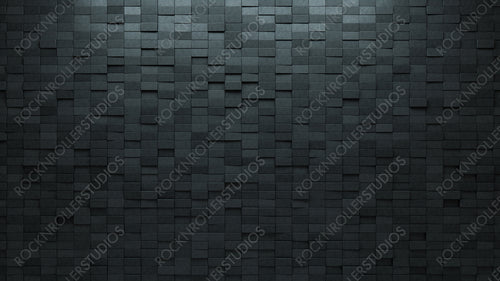 Futuristic, Concrete Wall background with tiles. 3D, tile Wallpaper with Polished, Rectangular blocks. 3D Render