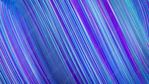 Blue twisting looping shapes, animated background. Seamless loop.
