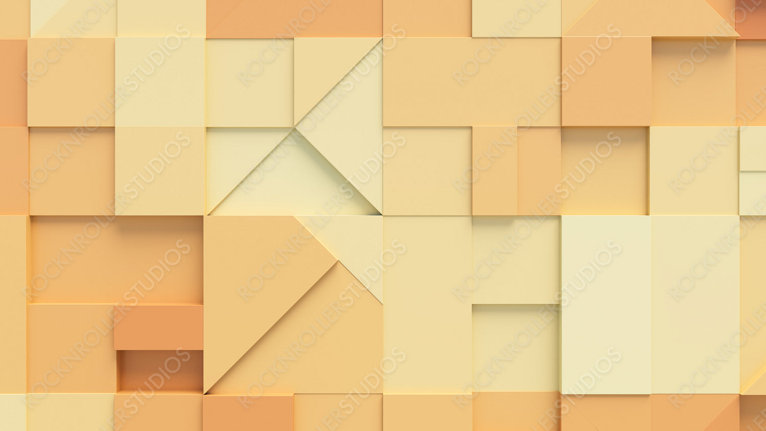 Yellow and Orange 3D Background Texture .