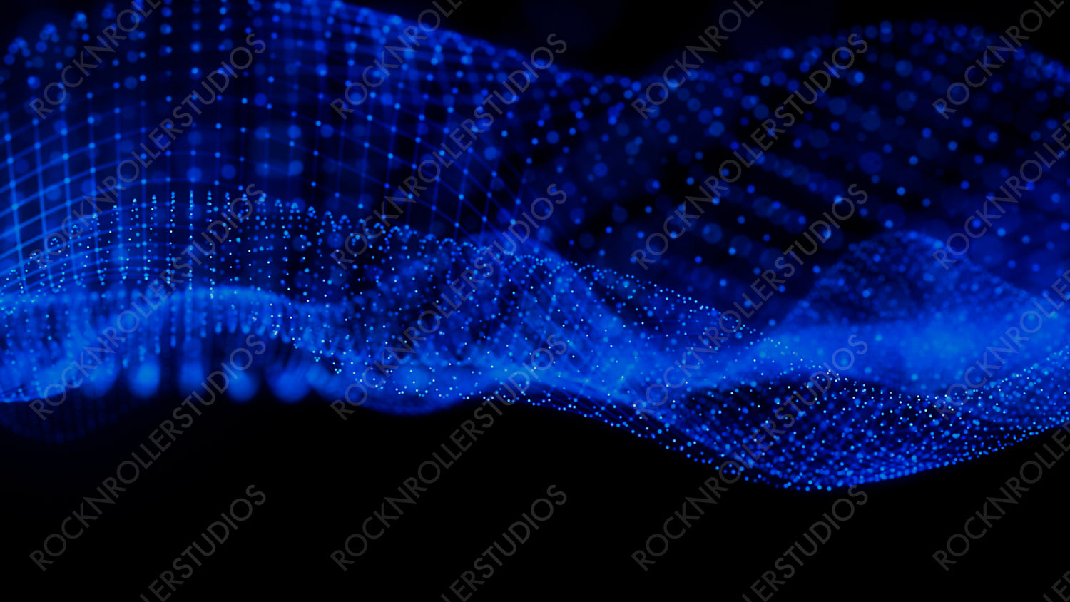 Abstract Medical Technology background. Blue, Health, Science and Research concept. 3D Render.