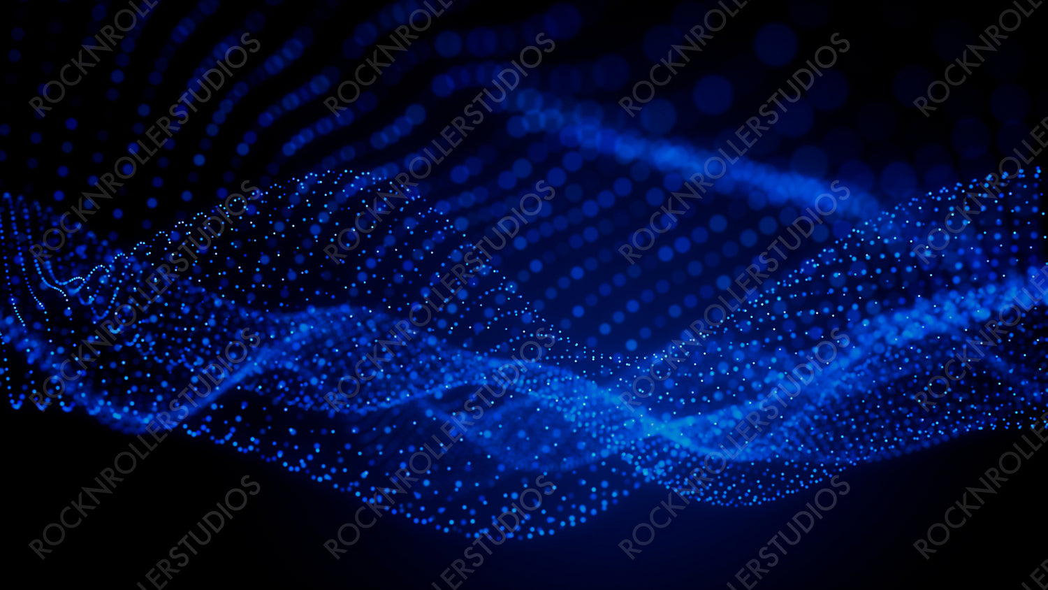 Abstract Medical Technology background. Blue, Health, Science and Research concept. 3D Render.